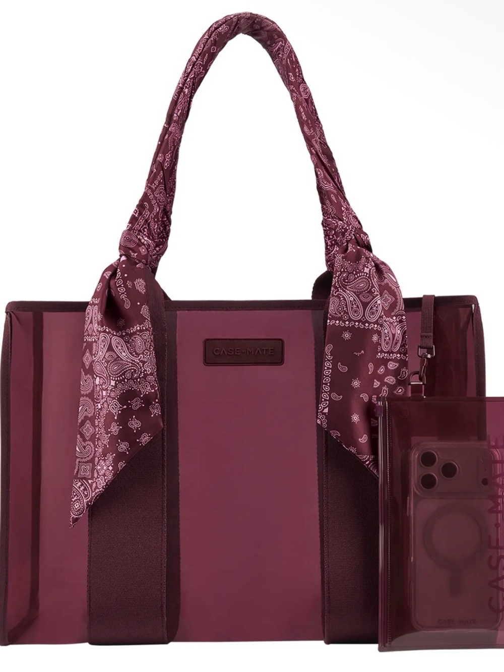 NWT Case- Mate - Mulberry Twilly Jelly Tote Bag $100